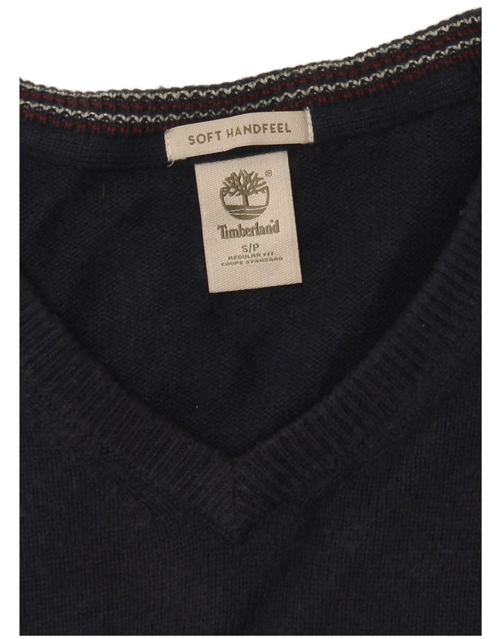 Timberland Herre Regular Fit V-hals sweater lille marineblå