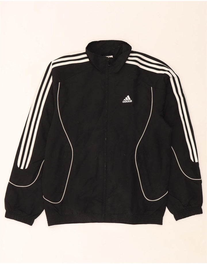 Adidas Træningsdragt til mænd Topjakke UK 36/38 Lille sort polyester