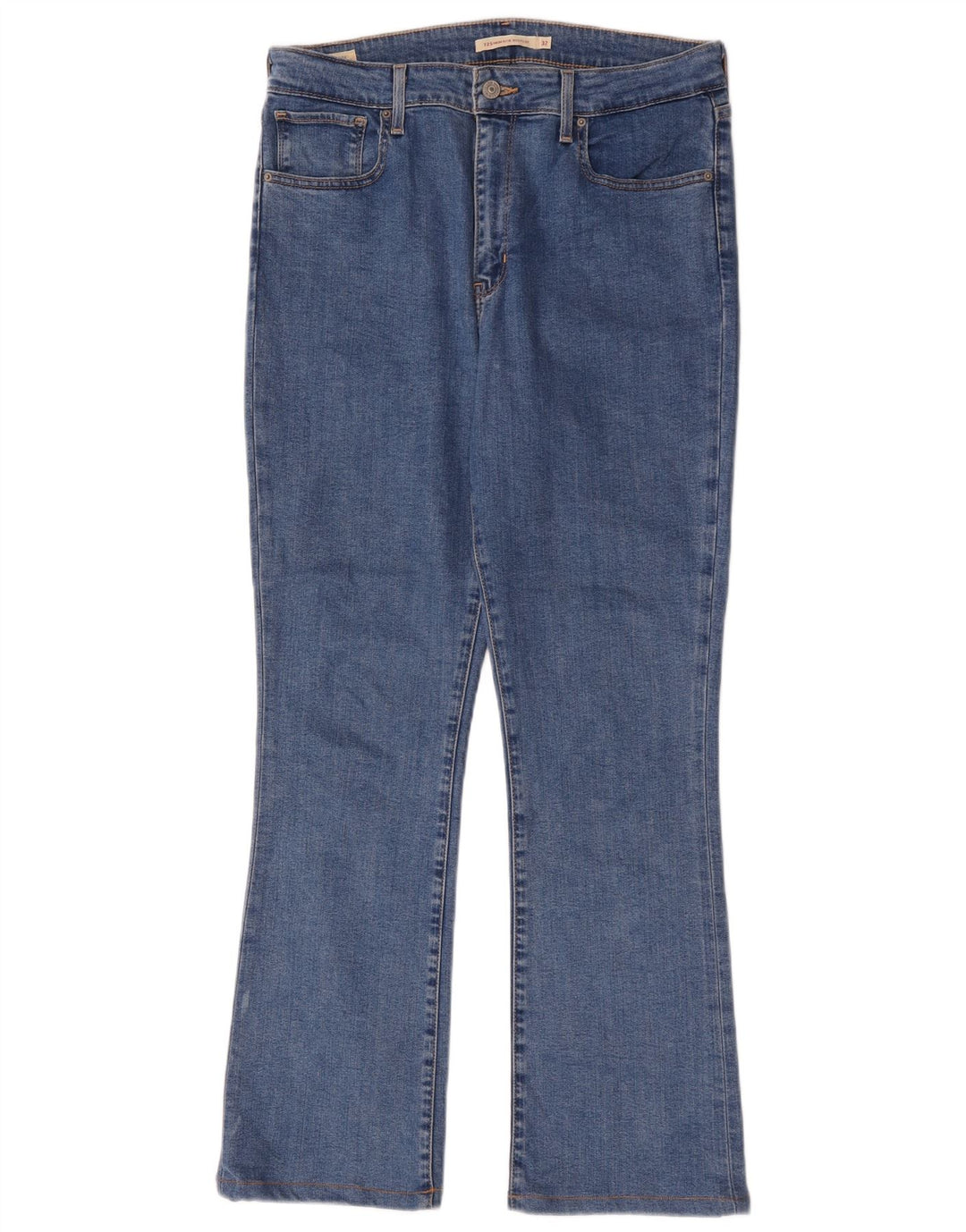 Levi's Dame 725 High Rise Bootcut Jeans W32 L30 Blå Bomuld