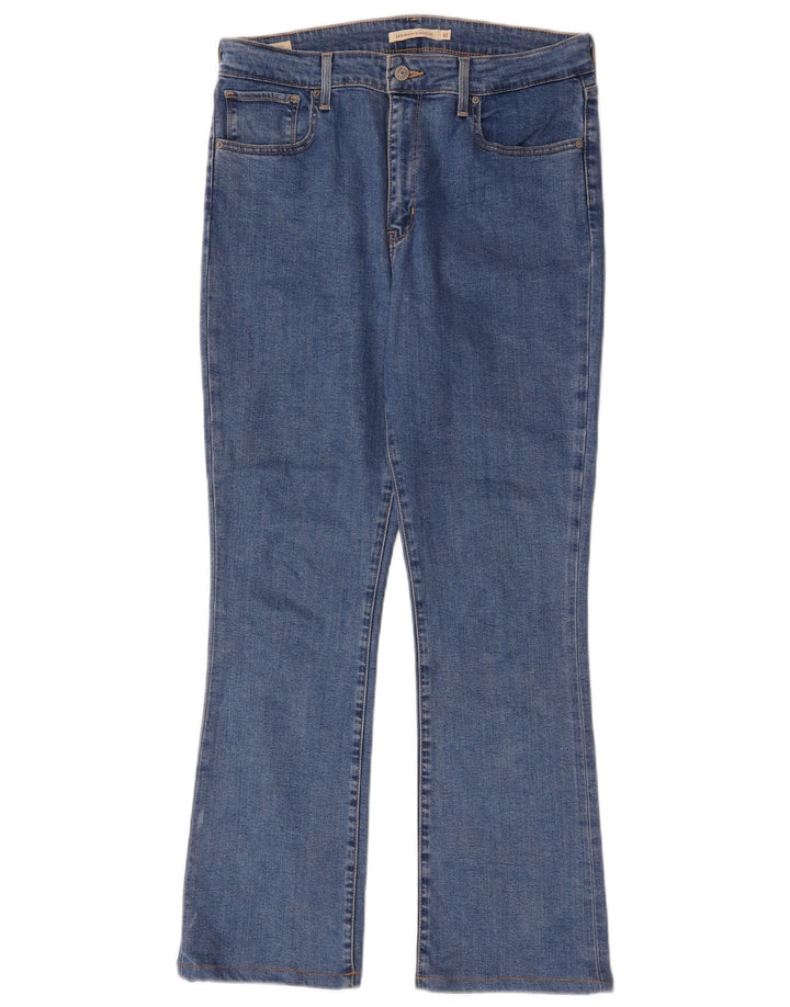 Levi's Dame 725 High Rise Bootcut Jeans W32 L30 Blå Bomuld