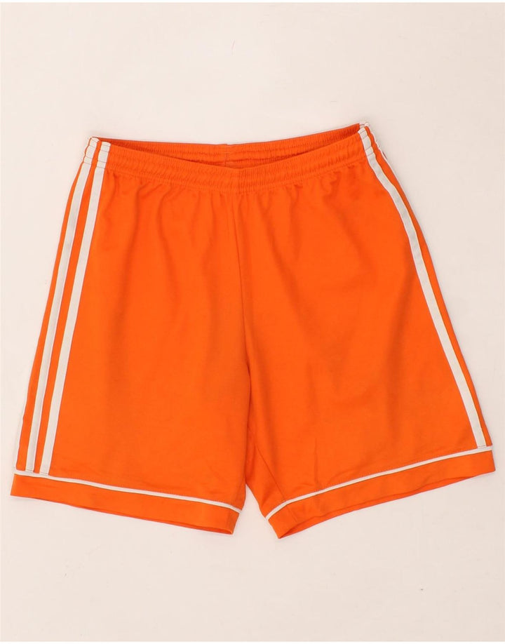 ADIDAS Boys Climalite Sport Shorts 13-14 Years  Orange Polyester Vintage Adidas and Second-Hand Adidas from Messina Hembry 