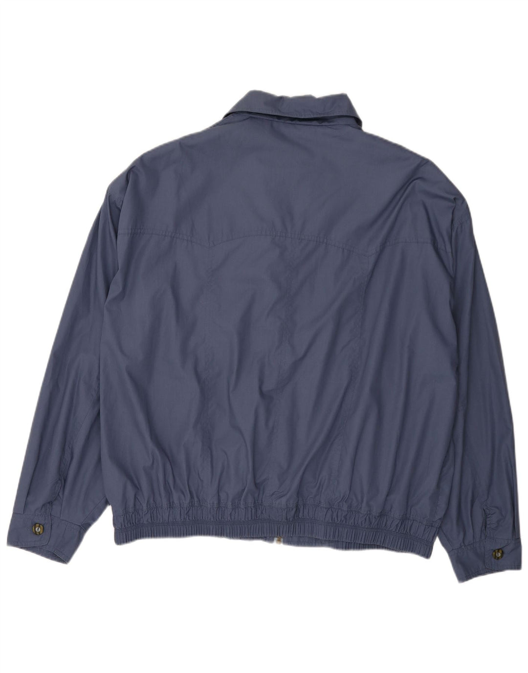 Vintage bomberjakke til mænd IT 60 5XL marineblå polyester