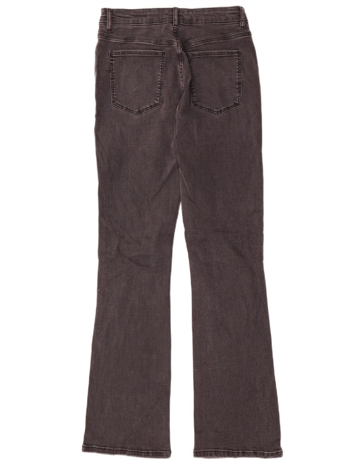 Marks & Spencer Kvinder Højtaljede Flared Jeans UK 12 Medium W28 L30 Grå