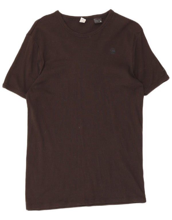 G-Star Herre T-Shirt Top Medium Sort Bomuld