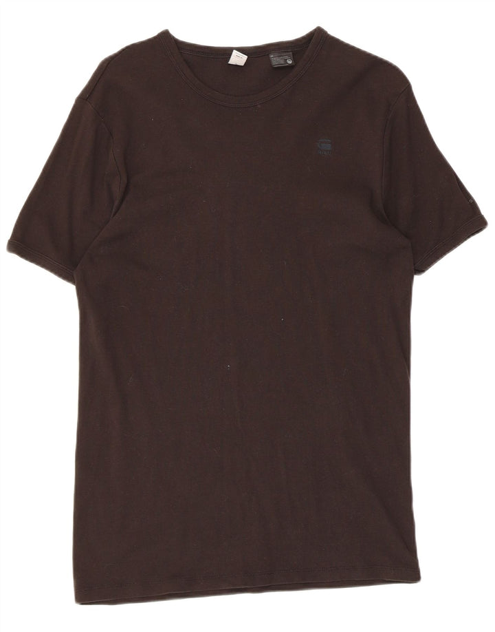 G-Star Herre T-Shirt Top Medium Sort Bomuld
