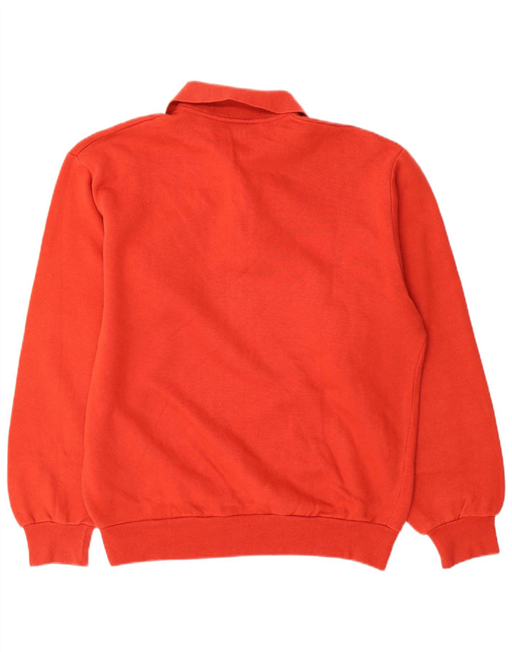 Kappa Herre Polo Neck Sweatshirt Jumper Medium Rød