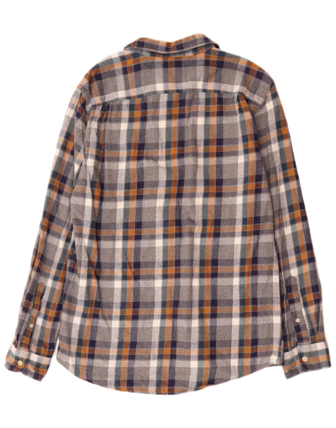 Jack Wills Herre flannelskjorte Medium flerfarvet ternet bomuld