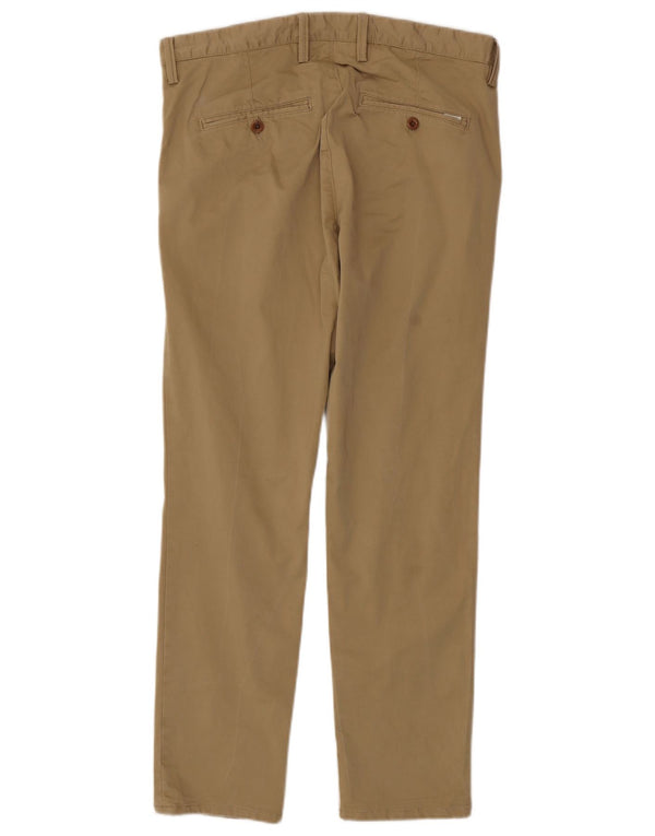 Gant Herre Slim Chino Bukser W34 L30 Beige Bomuld