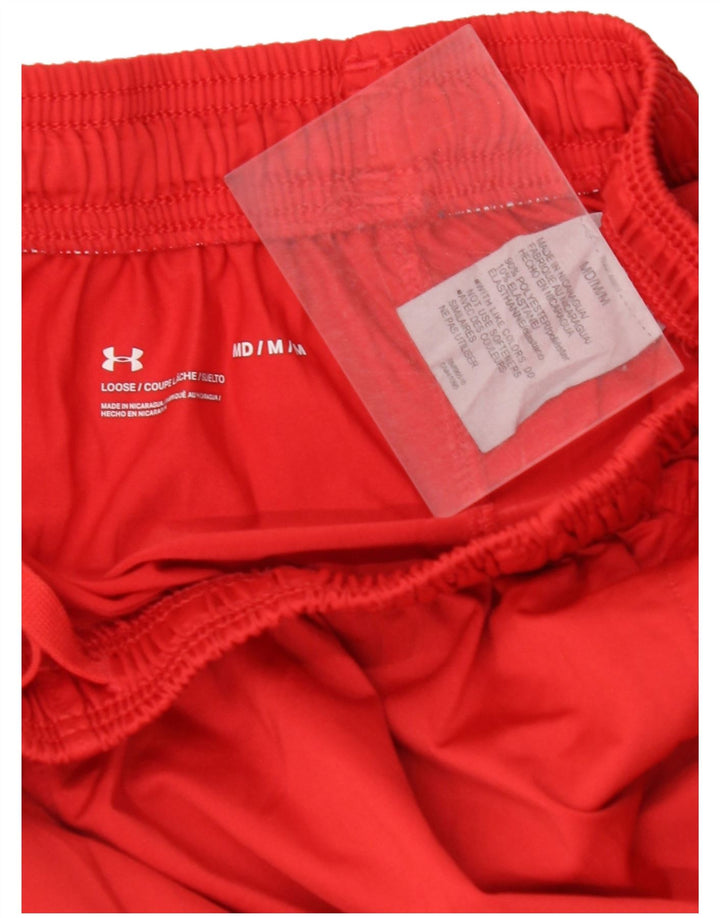 UNDER ARMOUR Sportsshorts til mænd Medium Rød Colourblock Polyester