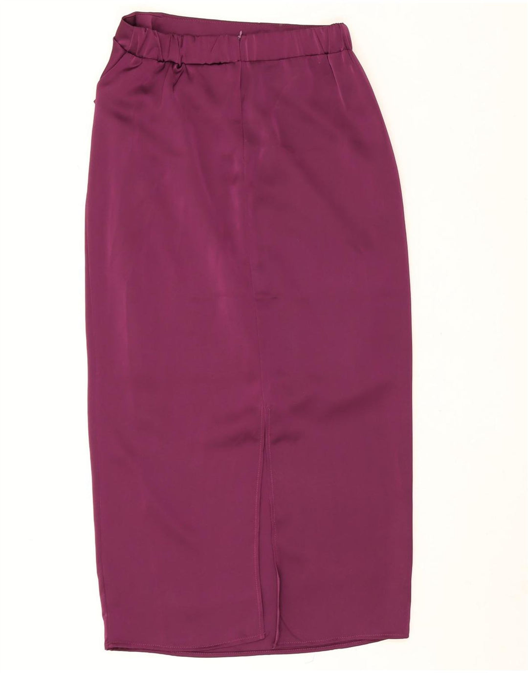 Vintage kvinders 2-knaps nederdelsæt XL W28 lilla polyester