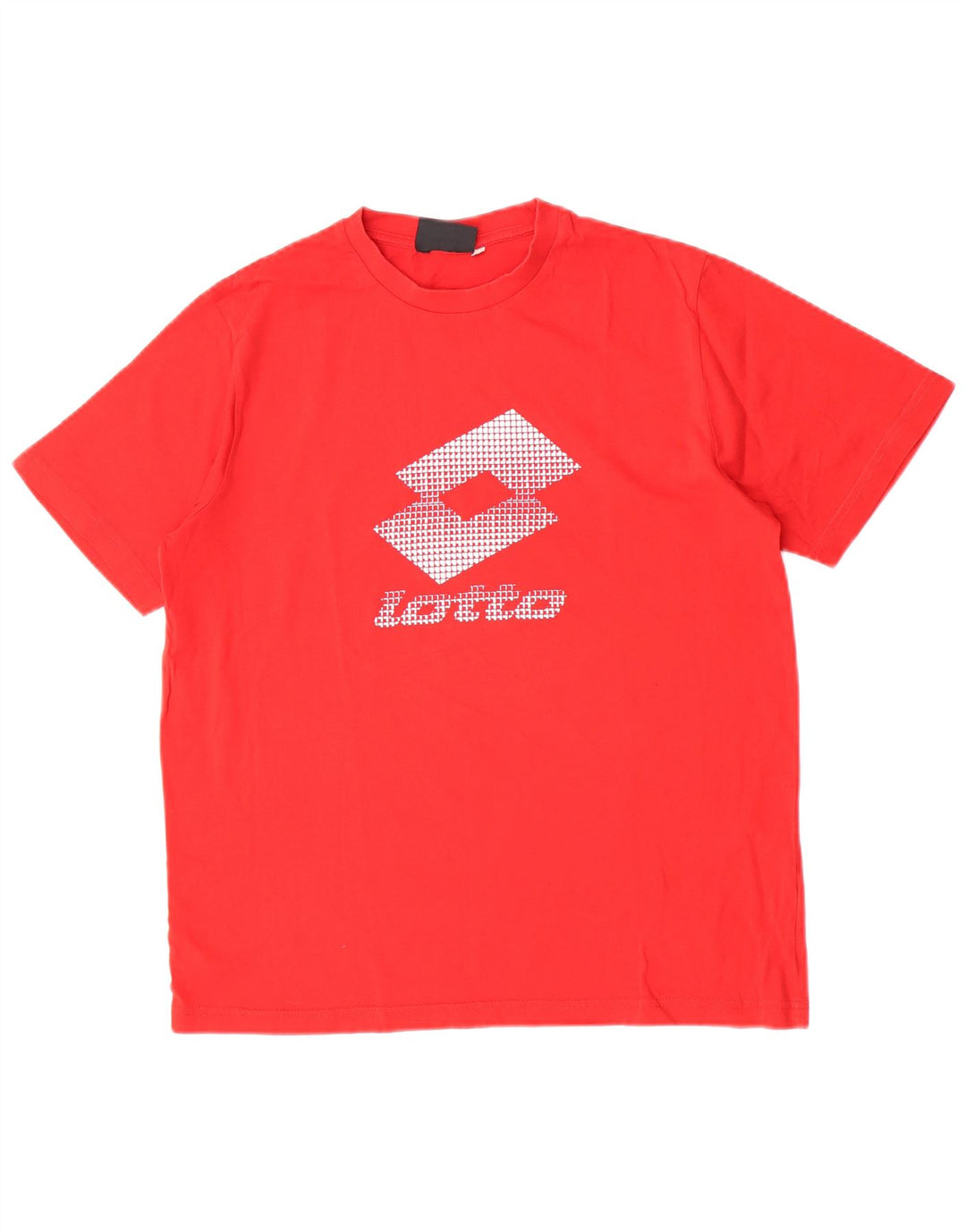 Lotto Herre Grafisk T-Shirt Top Lille Rød Bomuld