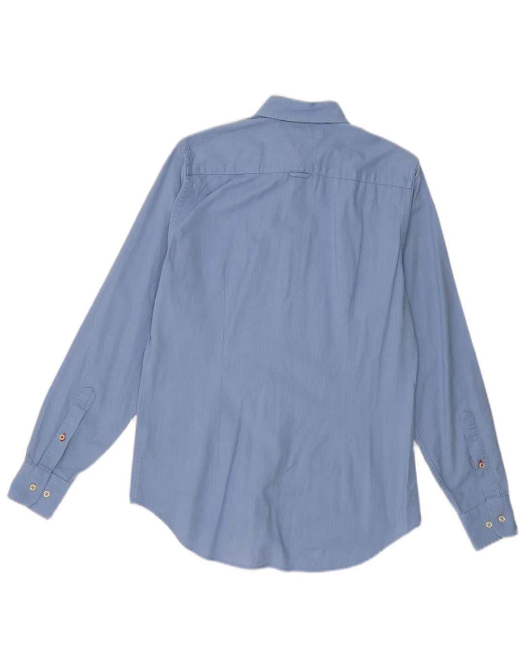 Tommy Hilfiger Herre Slim Fit skjorte lille blå bomuld