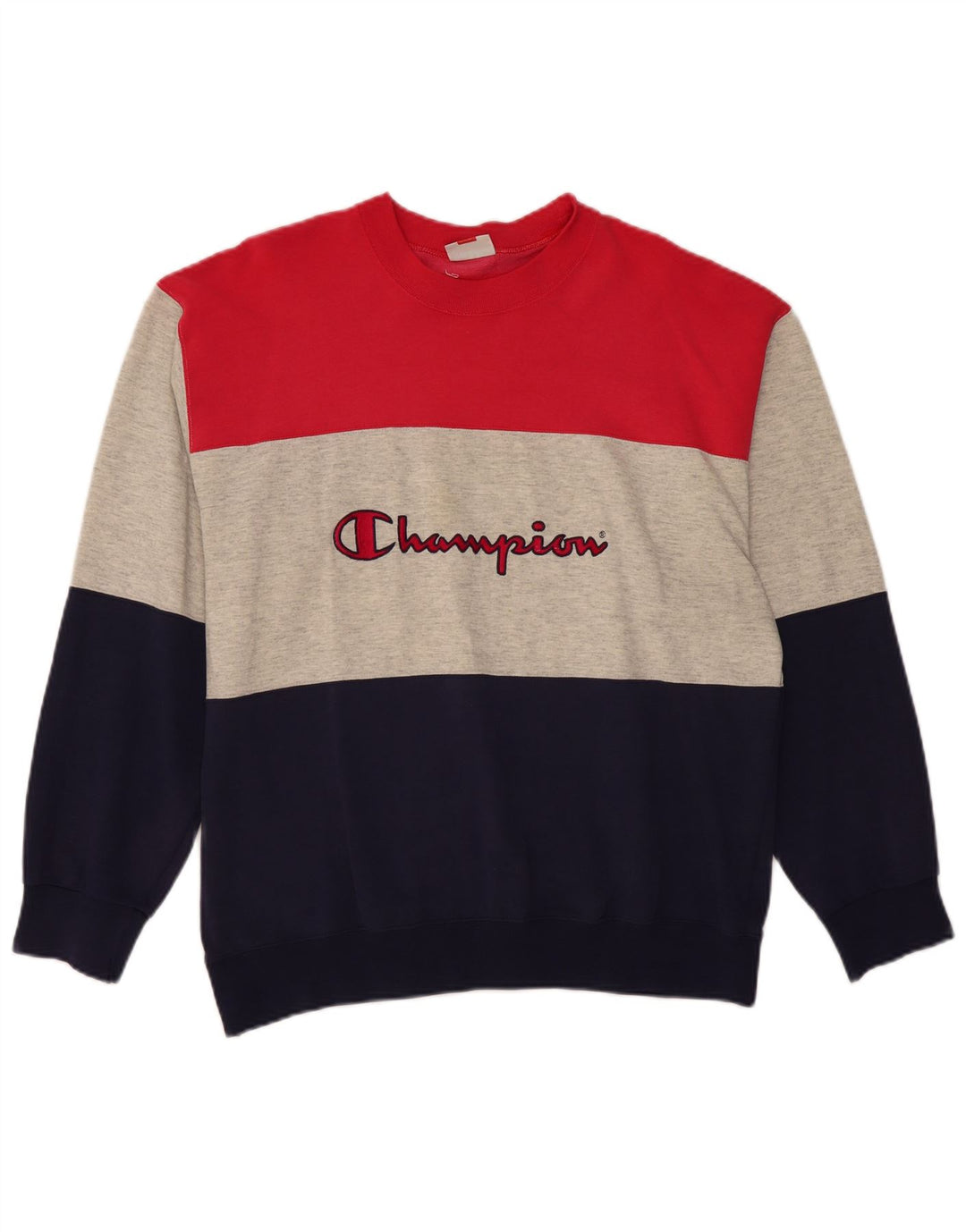 Champion Herre Grafisk Sweatshirt Jumper Stor flerfarvet Colourblock