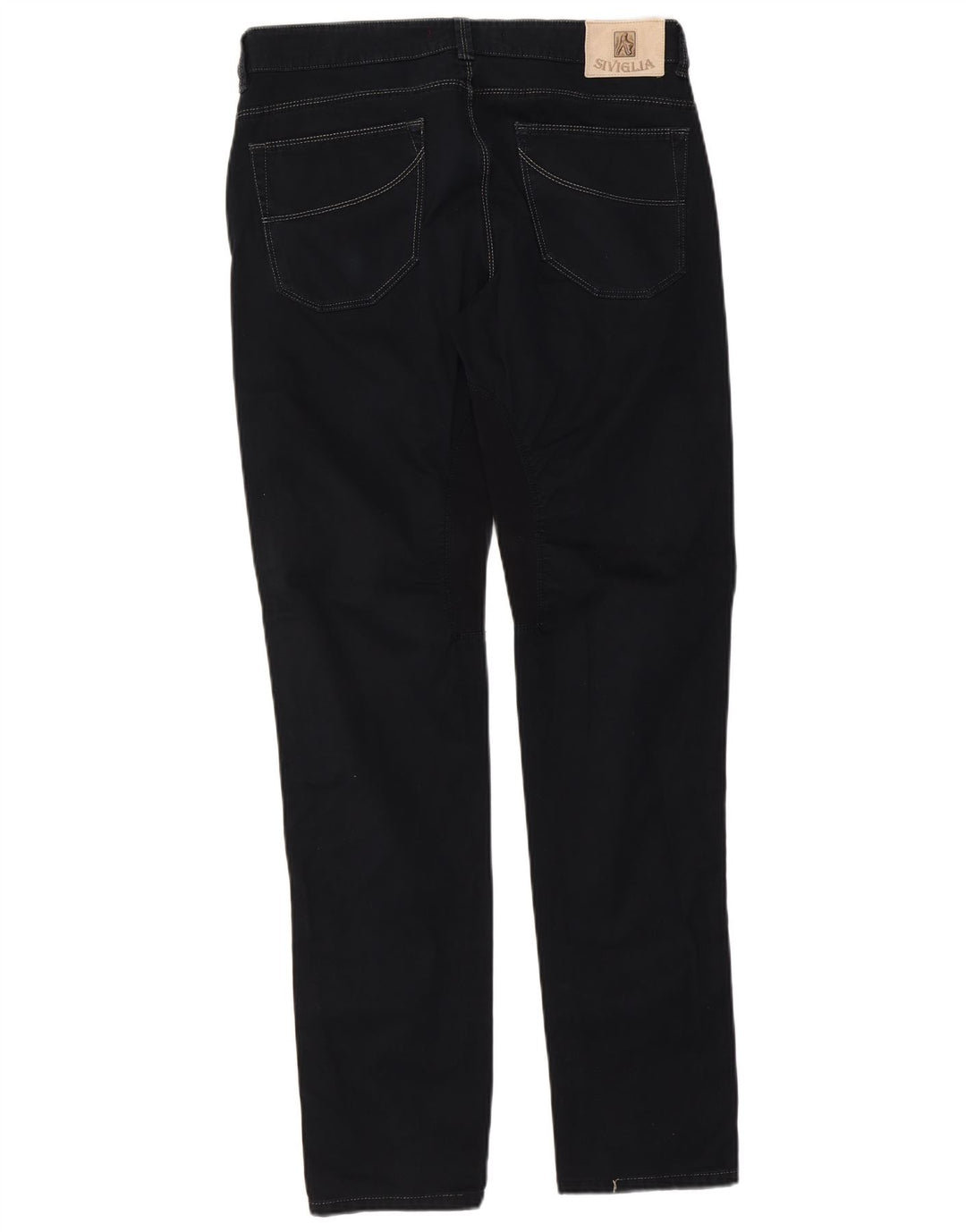 SIVIGLIA Slim Jeans til mænd W35 L35 Sort bomuld