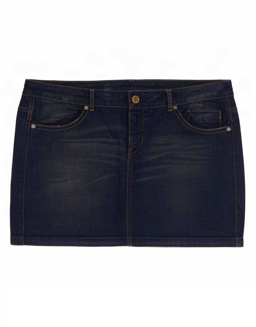 Guess Mini-denimnederdel til kvinder W32 Stor marineblå bomuld