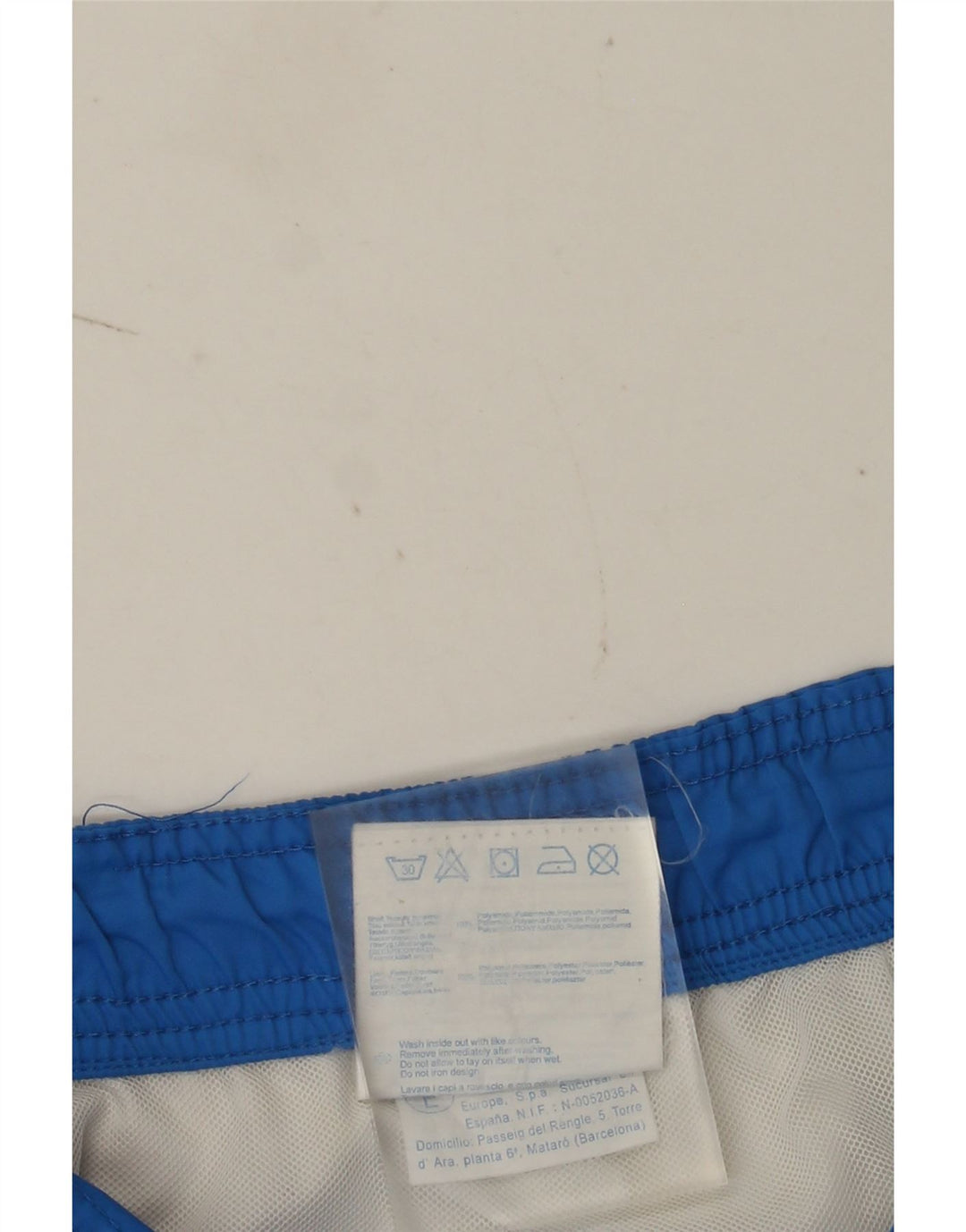 Champion Herre grafiske svømmeshorts Medium Blue Colourblock Polyamid