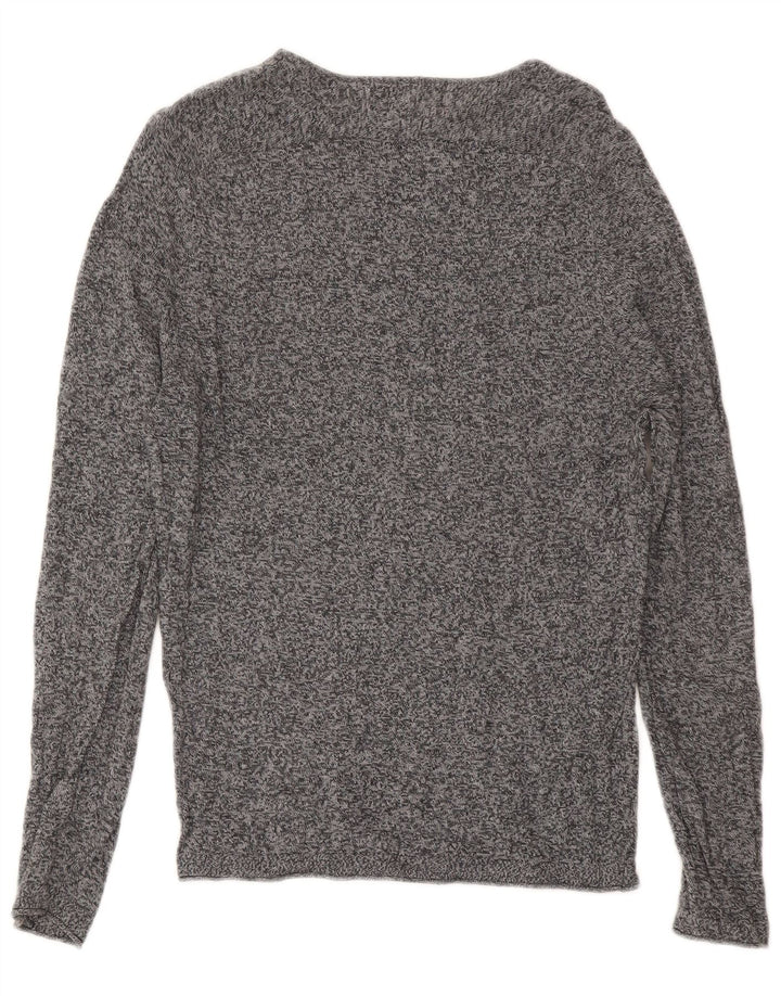 Zara Herre Top Langærmet Lille Grå Flecked