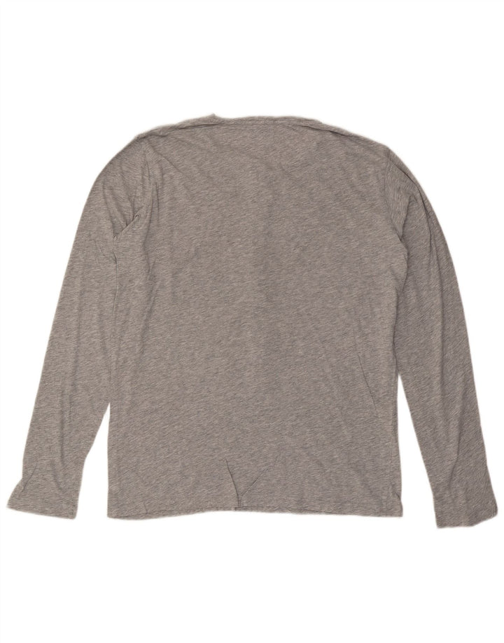 BILLIG MANDAY Herre Top Langærmet Medium Grå Flecked