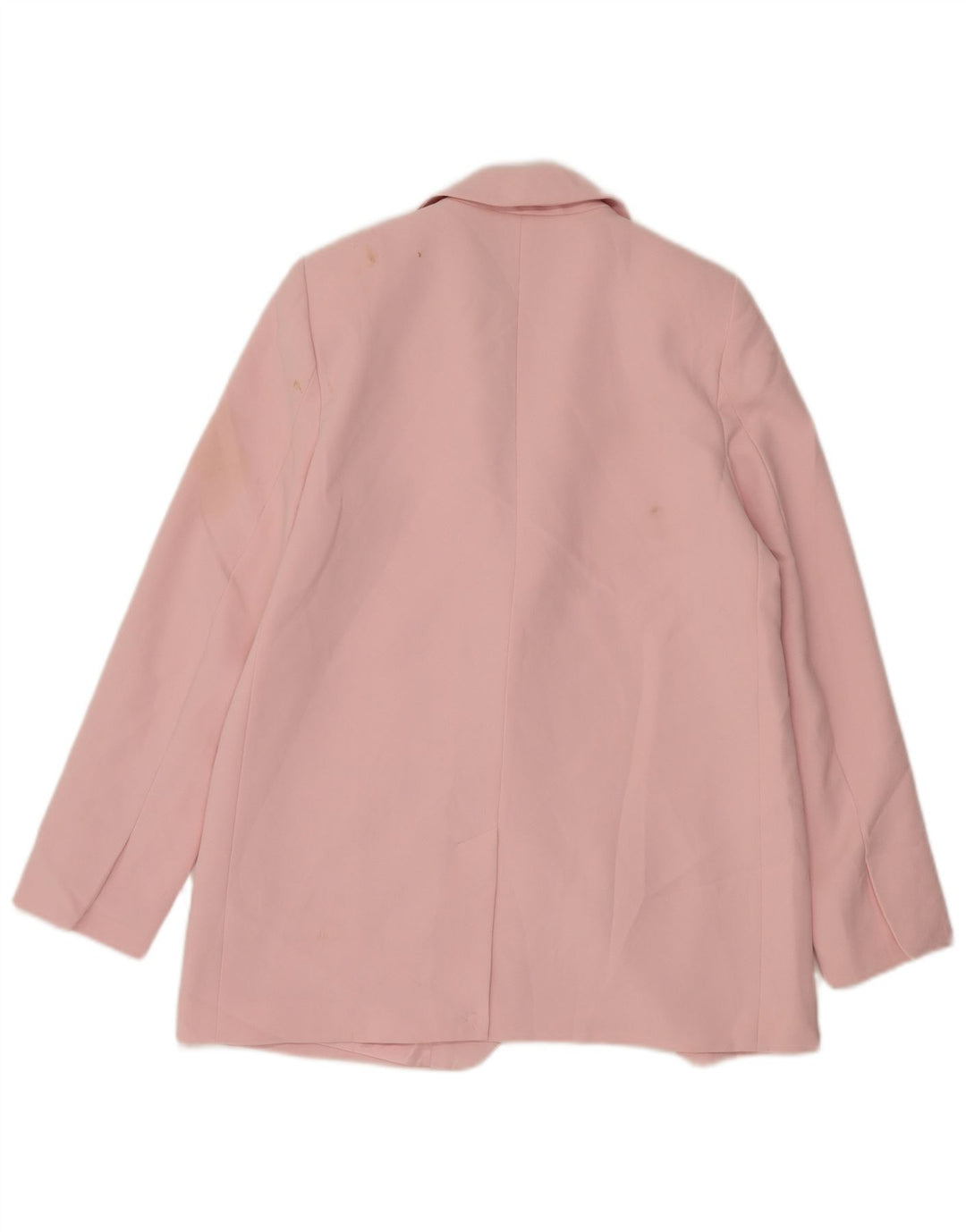 Zara Dame 2 Button Blazer Jacket UK 14 Medium Pink Polyester