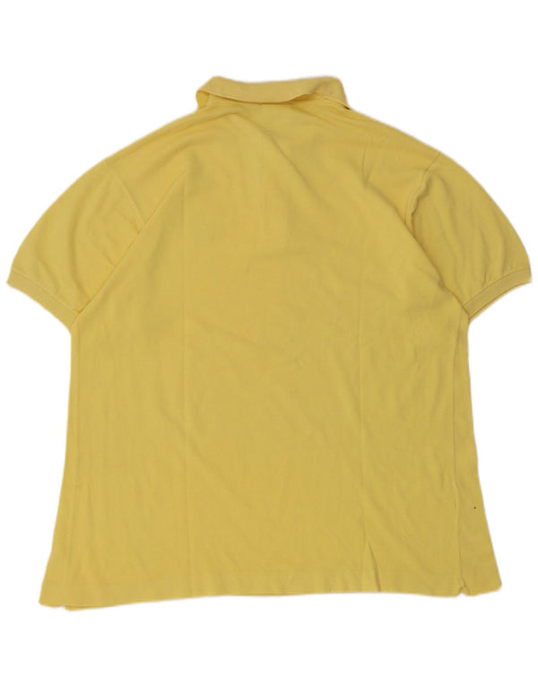 Lacoste Herre Polo Shirt Str. 5 Large Gul