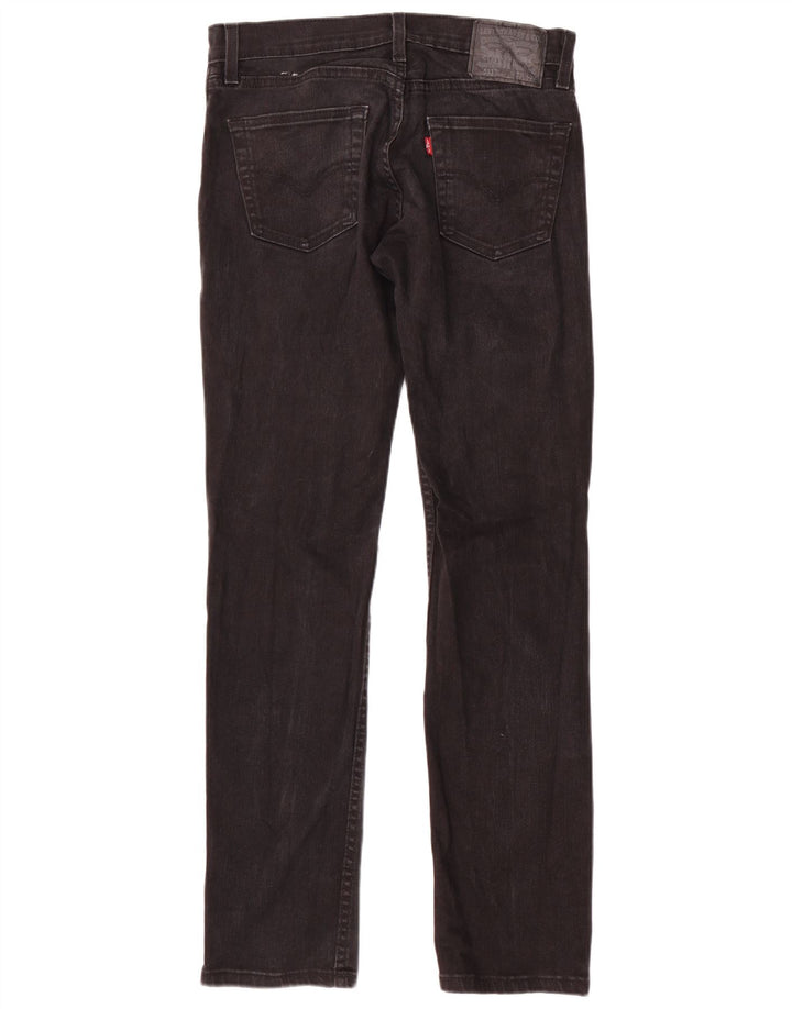 Levi's Herre 511 Slim Jeans W29 L32 Sort Bomuld