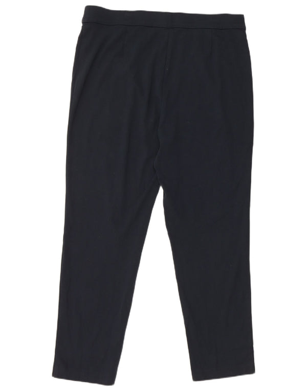 Marks & Spencer Dame tilspidsede fritidsbukser UK 18 XL W36 L28 Marineblå