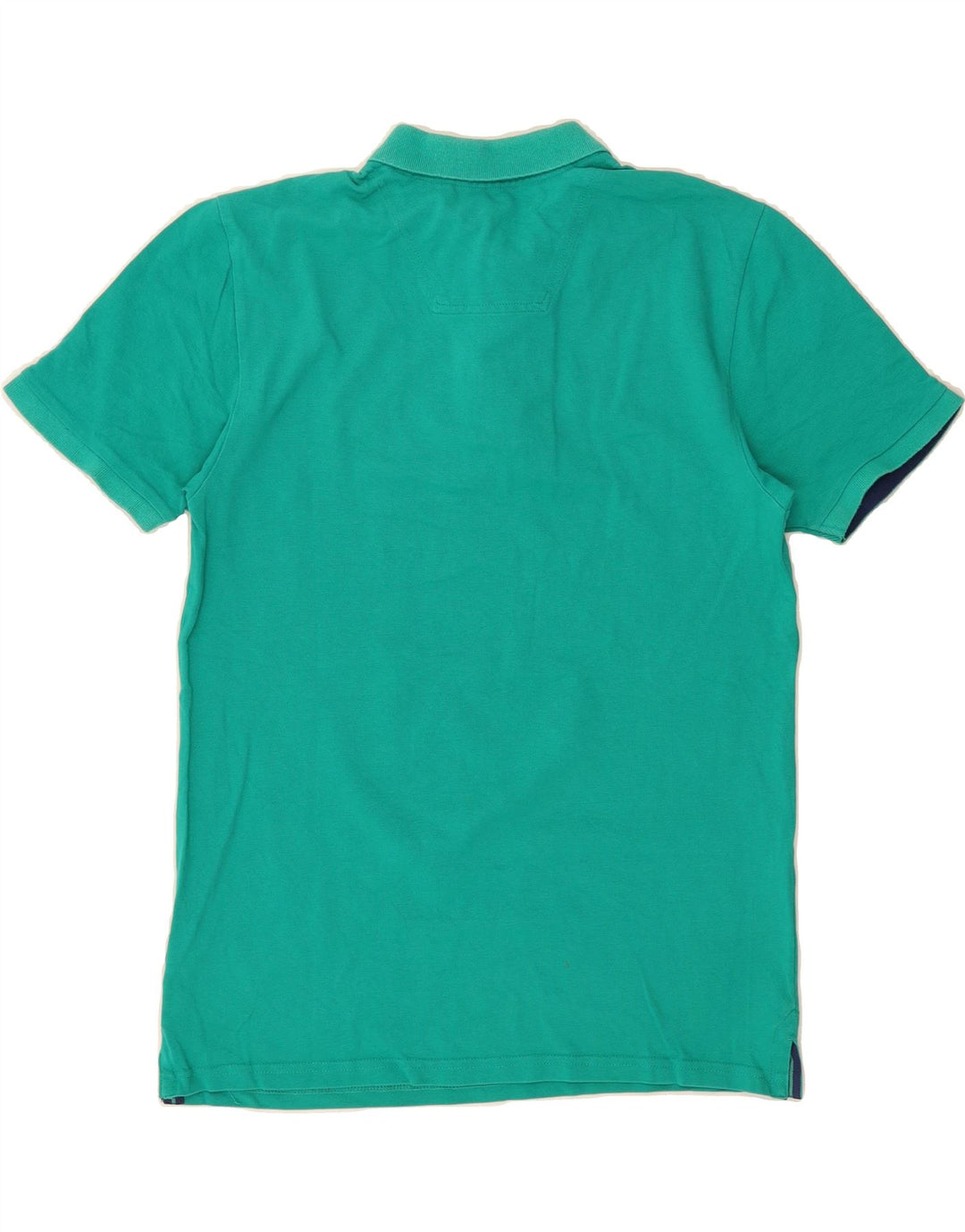 JOULES Mens Classic Fit Polo Shirt Small Turquoise Cotton Vintage Joules and Second-Hand Joules from Messina Hembry 