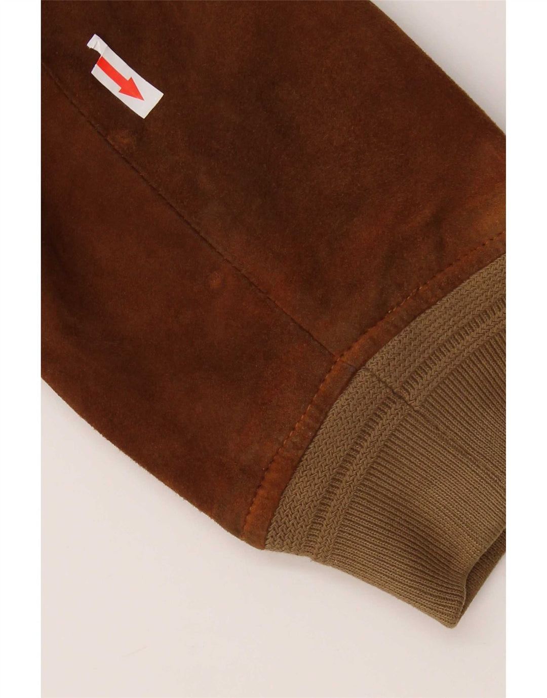 Project Classico Herre Ruskind Bomber Jacket UK 42 XL Brunt Læder