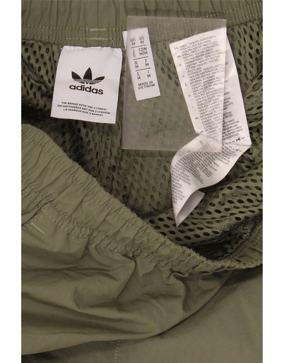 Adidas Herre Sportshorts Medium Khaki Nylon