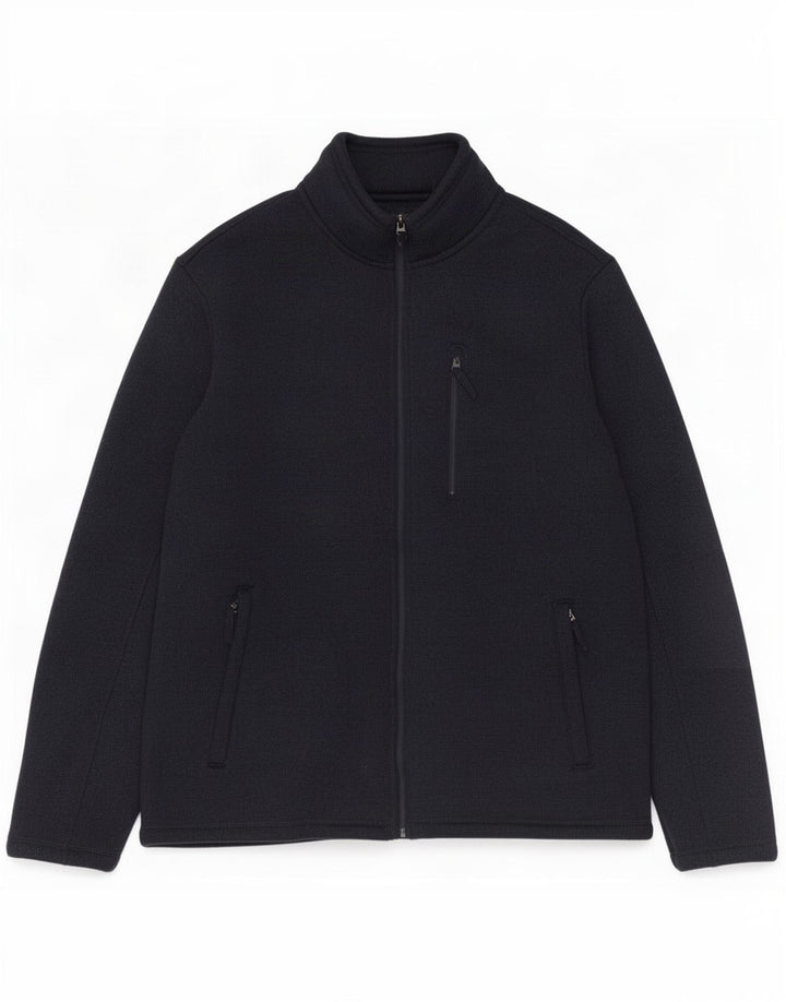 Marks & Spencer Sherpa træningsdragt topjakke til mænd 2XL marineblå polyester