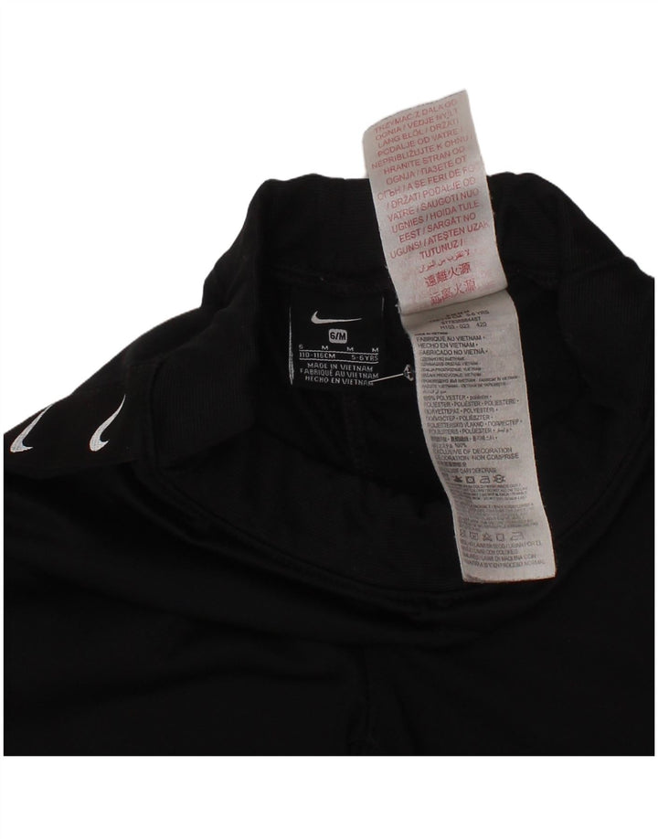 NIKE Grafiske træningsdragtbukser til drenge Joggers 5-6 år Medium Sort