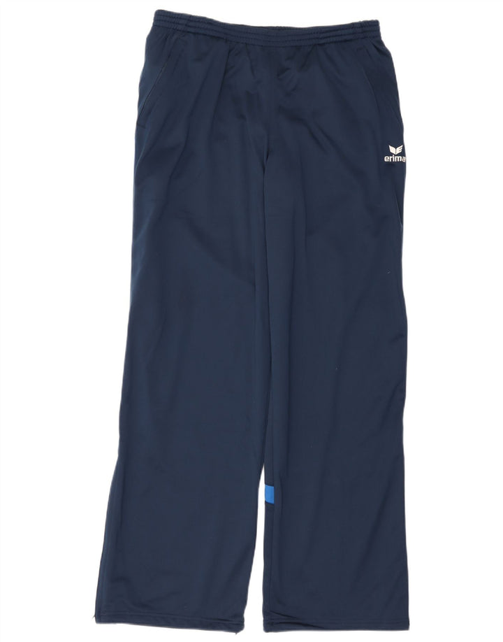 Erima Womens træningsdragt Bukser UK 16 Large Navy Blue Colourblock
