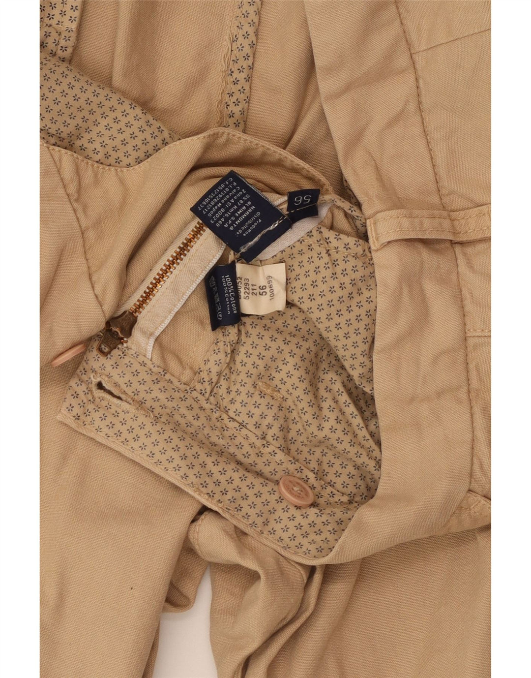 Harmont & Blaine Herre Cargo Shorts IT 56 3XL W40 Beige Bomuld