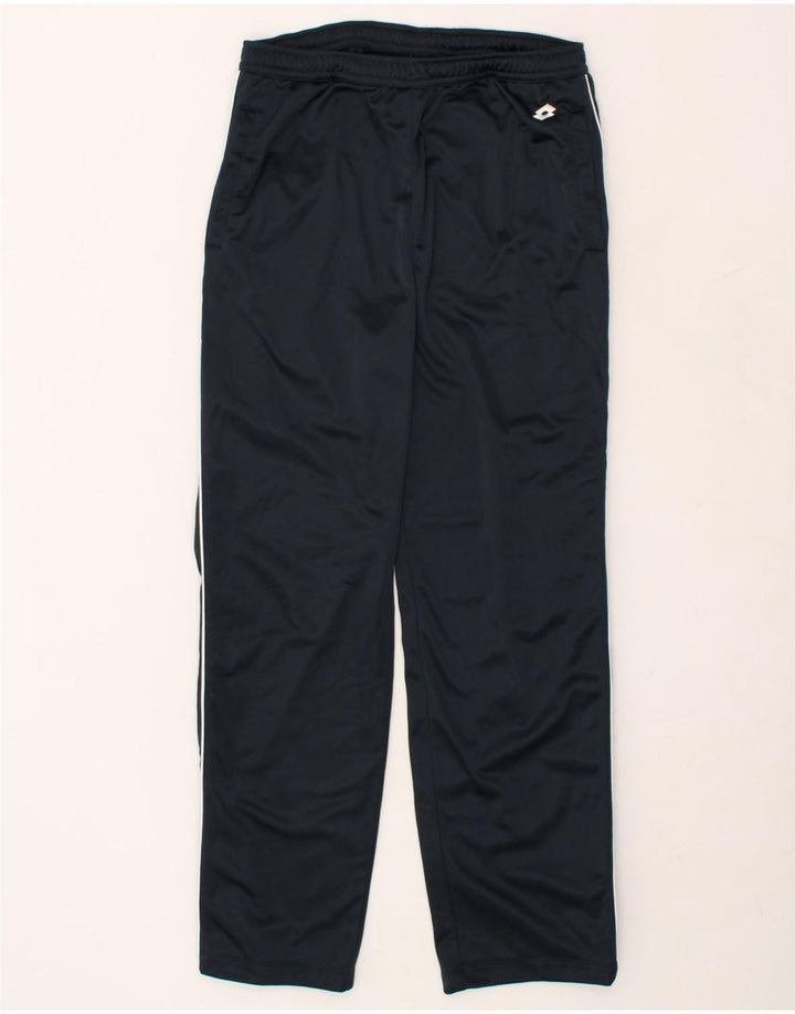 LOTTO Mens Tracksuit Trousers Medium Navy Blue | Vintage Lotto | Thrift | Second-Hand Lotto | Used Clothing | Messina Hembry 