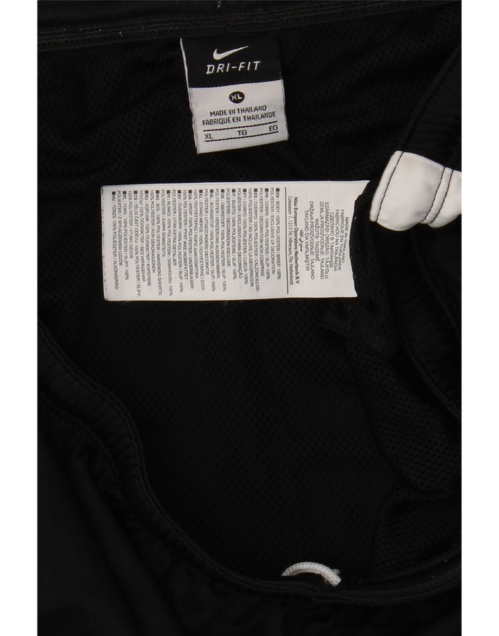 NIKE Herre Dri Fit Sportshorts XL Sort Colourblock Polyester