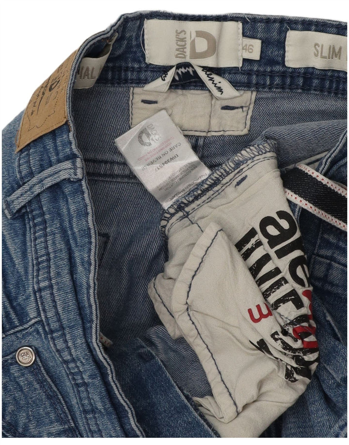 Dacks Slim Fit denimshorts til kvinder IT 46 Large W30 Blue Cotton