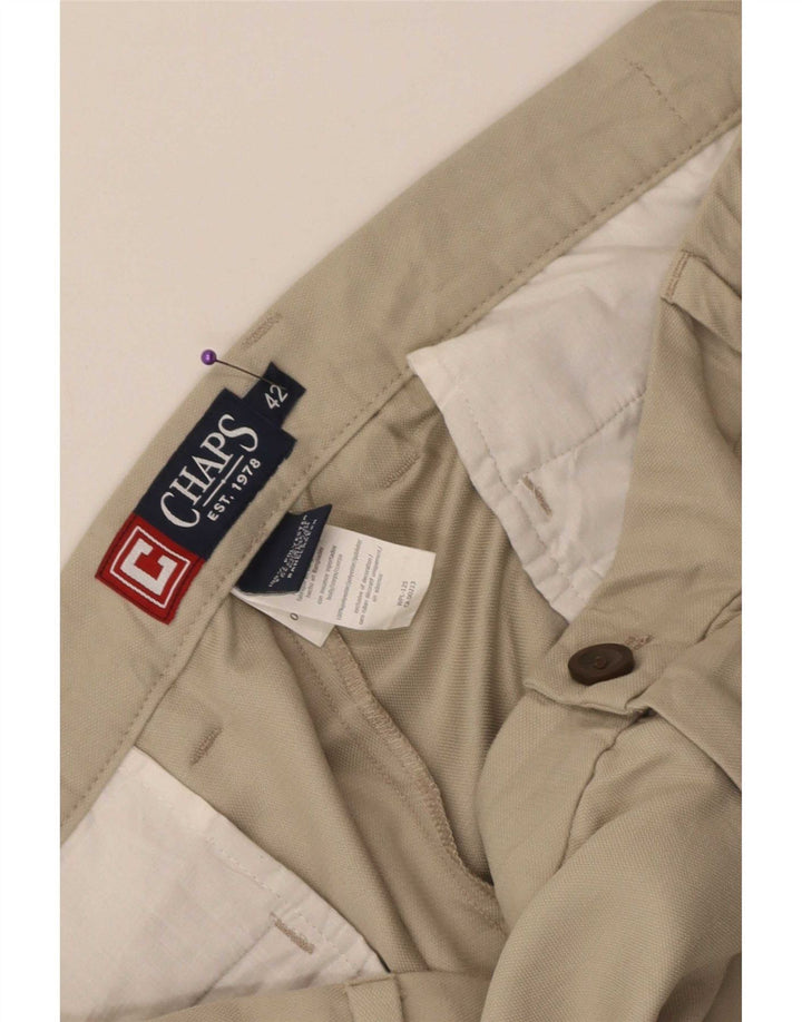Chaps Herre Chino Shorts W42 2XL Beige Polyester