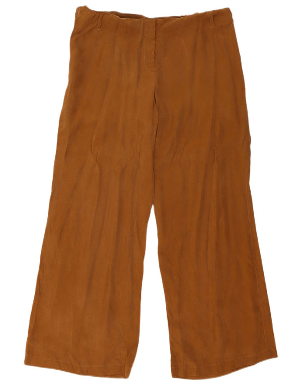 Marks & Spencer Kvinder Casual Bukser med brede ben UK 18 XL W37 L30 Brun