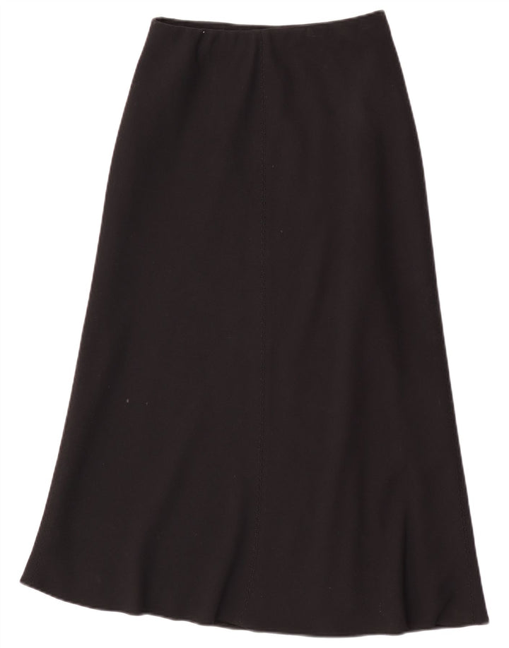 Marks & Spencer Dame Maxi Nederdel UK 10 Small W26 Black Polyester