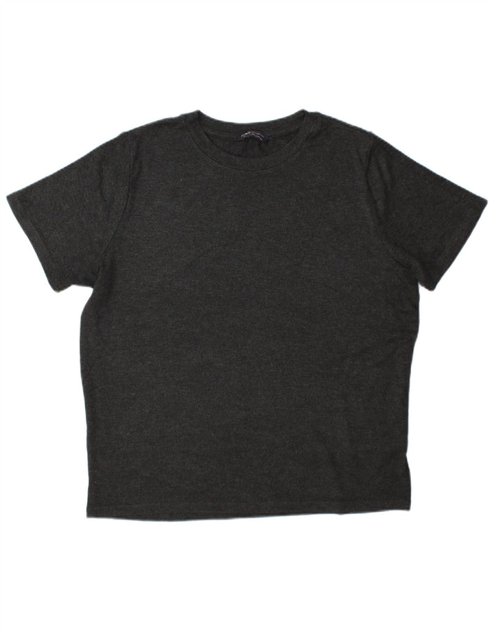 Marks & Spencer T-shirt top til kvinder UK 18 XL Grå viskose