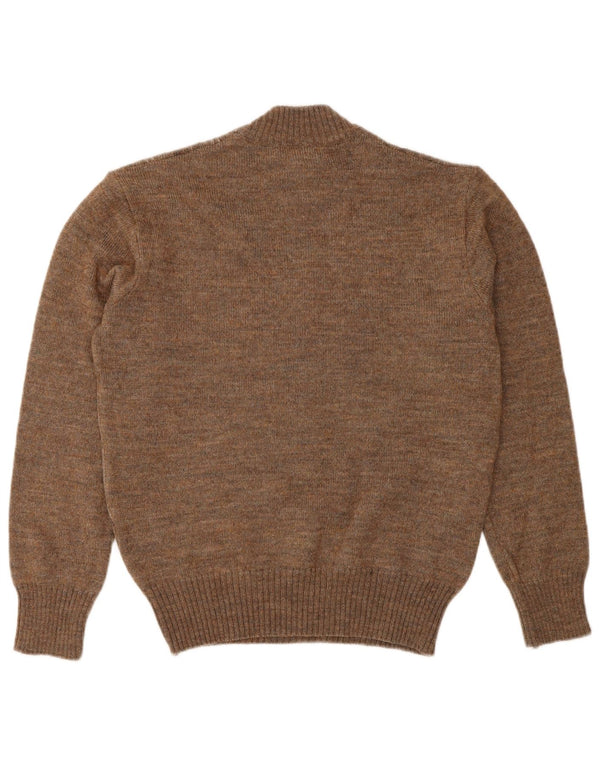 Rinaldi Herre Geometrisk Jumper Sweater Medium Brun Geometrisk Klassisk