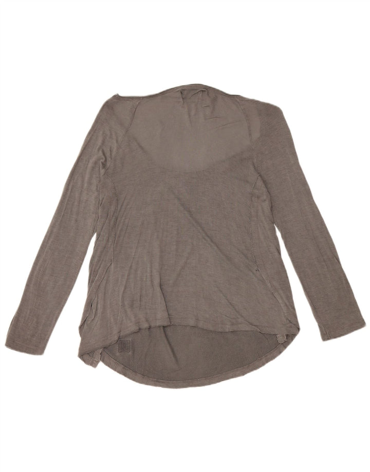 Diesel Dame Top Langærmet UK 10 Lille Grå