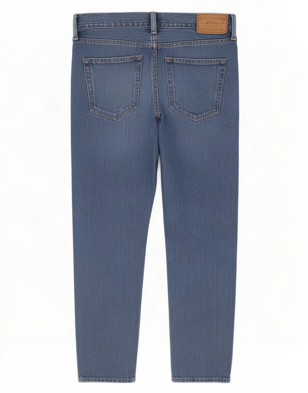 Polo Ralph Lauren Dame tilspidsede jeans W26 L27 Blå Bomuld