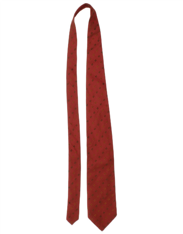 Ermenegildo Zegna Herre Slips One Size Rød Geometrisk Silke Classic