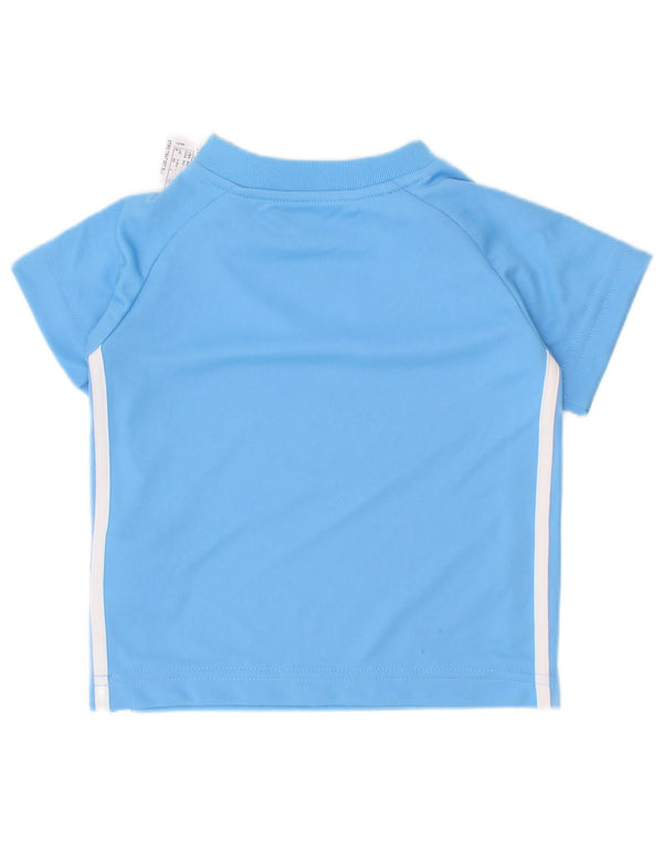Adidas Baby Boys T-Shirt Top 3-6 måneder Blå Colourblock Polyester