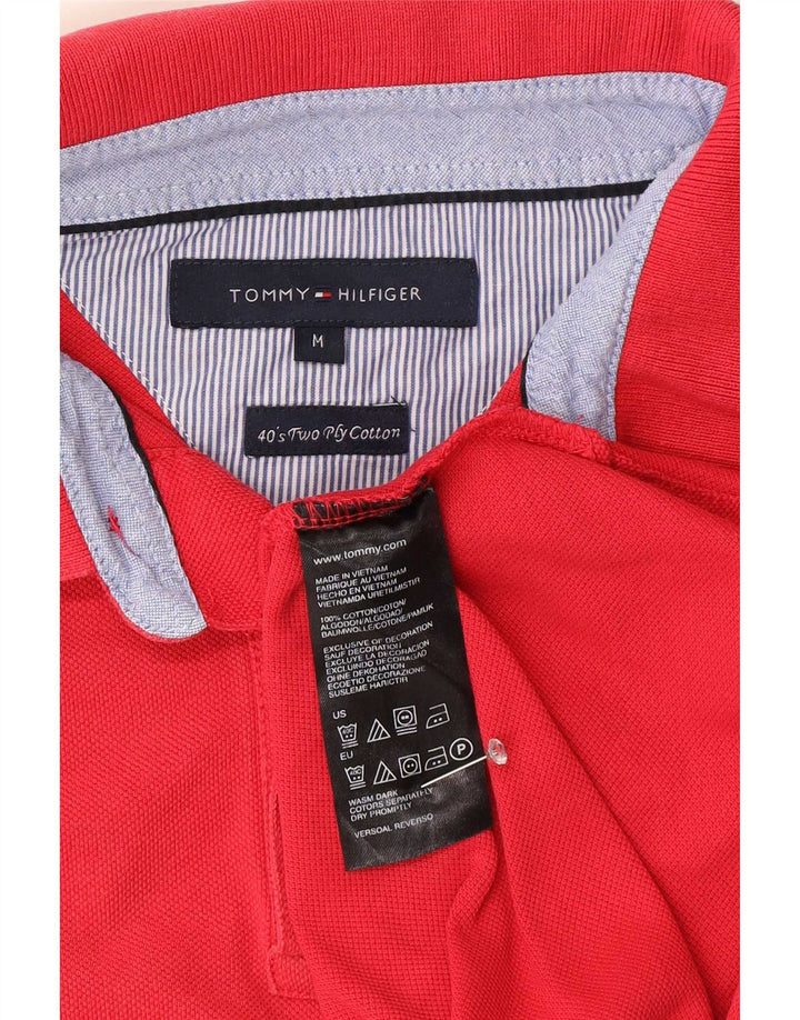 Tommy Hilfiger Herre poloshirt Medium Pink Bomuld