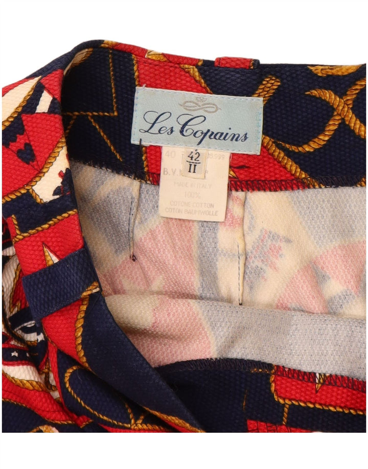 LES COPAINS Dame Pencil Skirt IT 42 Medium W26 Navy Blue