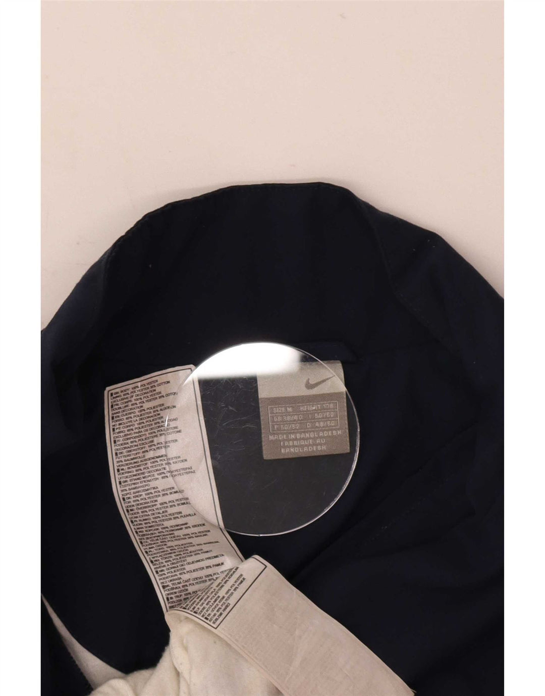 Nike Træningsdragt til mænd, topjakke UK 38/40 Medium Navy Blue Polyester