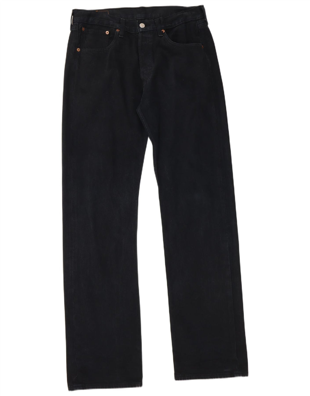 LEVI'S Herre 501 Straight Jeans W31 L34 Marineblå