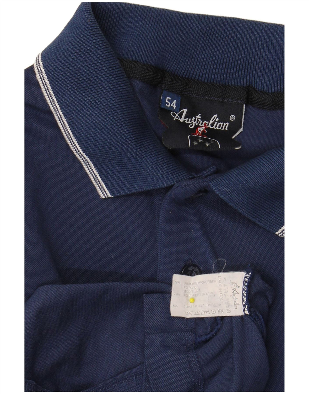 AUSTRALIAN L'ALPINA Poloshirt til mænd IT 54 XL Marineblå polyamid